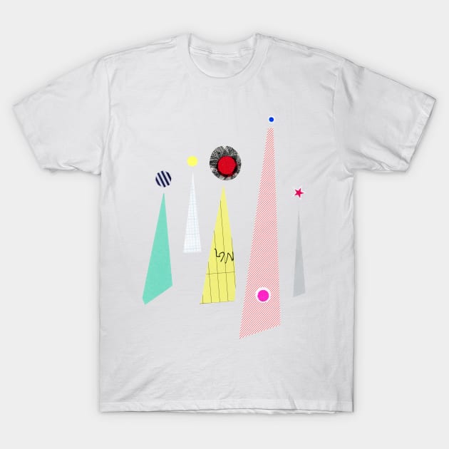 Abstract 001 T-Shirt by Cassia